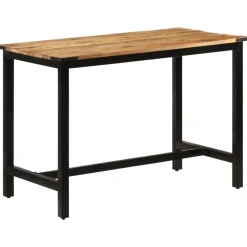 vidaXL Eettafel 110x60x76 cm massief mangohout