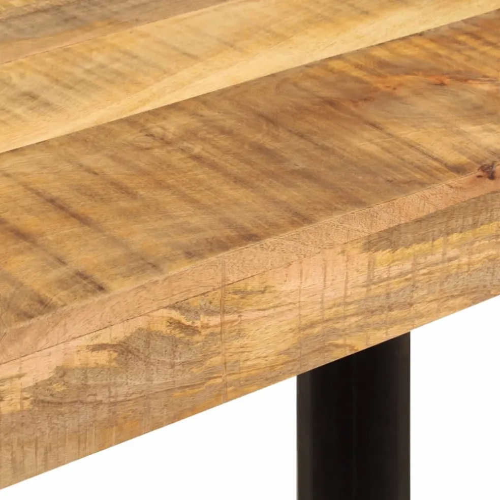 vidaXL Eettafel 120x60x76 cm massief mangohout