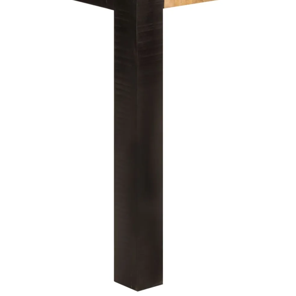 vidaXL Eettafel 120x60x76 cm massief mangohout