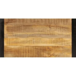 vidaXL Eettafel 120x60x76 cm massief mangohout