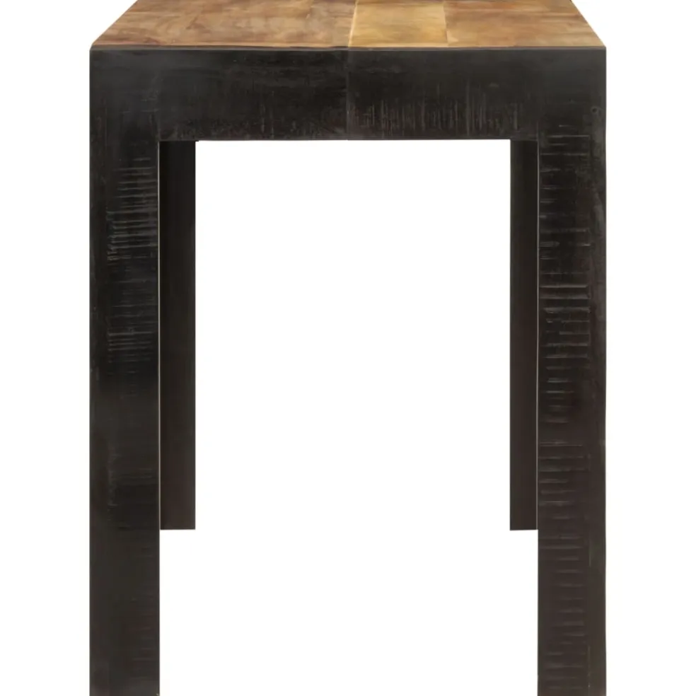 vidaXL Eettafel 120x60x76 cm massief mangohout