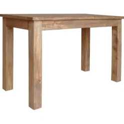 vidaXL Eettafel 120x60x77 cm massief mahoniehout