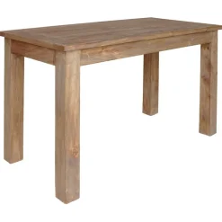 vidaXL Eettafel 120x60x77 cm massief mahoniehout