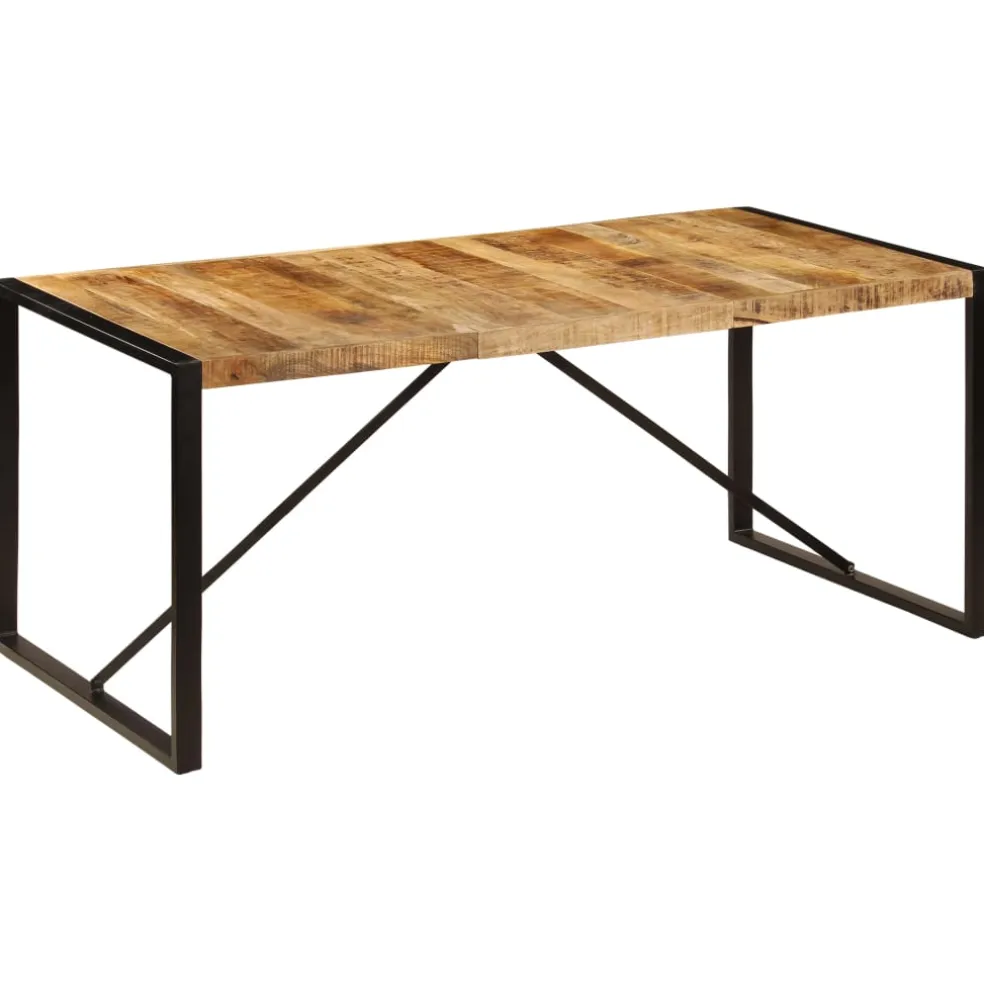 vidaXL Eettafel 180x90x75 cm massief mangohout