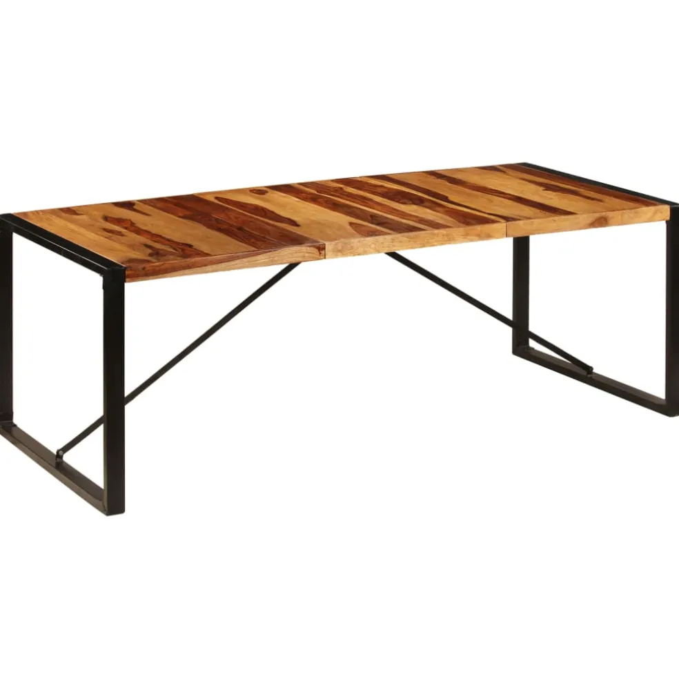 vidaXL Eettafel 220x100x75 cm massief acaciahout