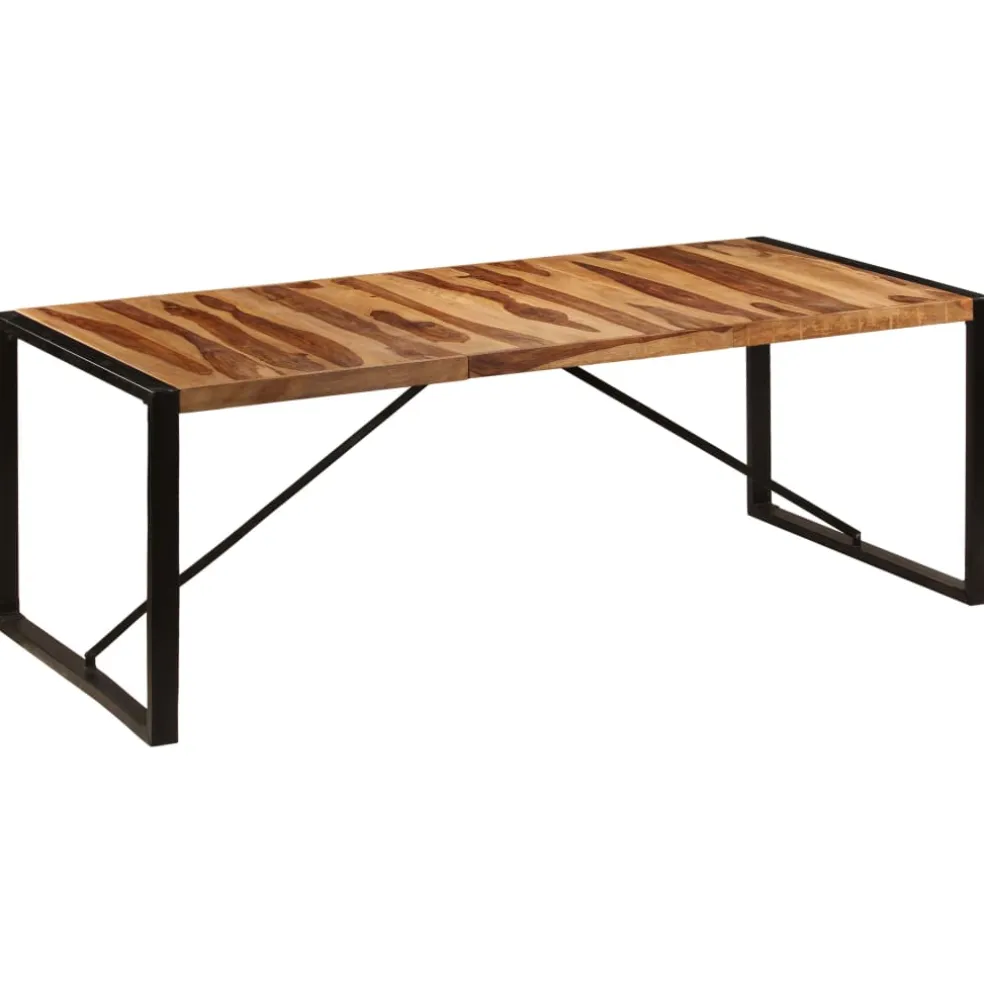 vidaXL Eettafel 220x100x75 cm massief acaciahout