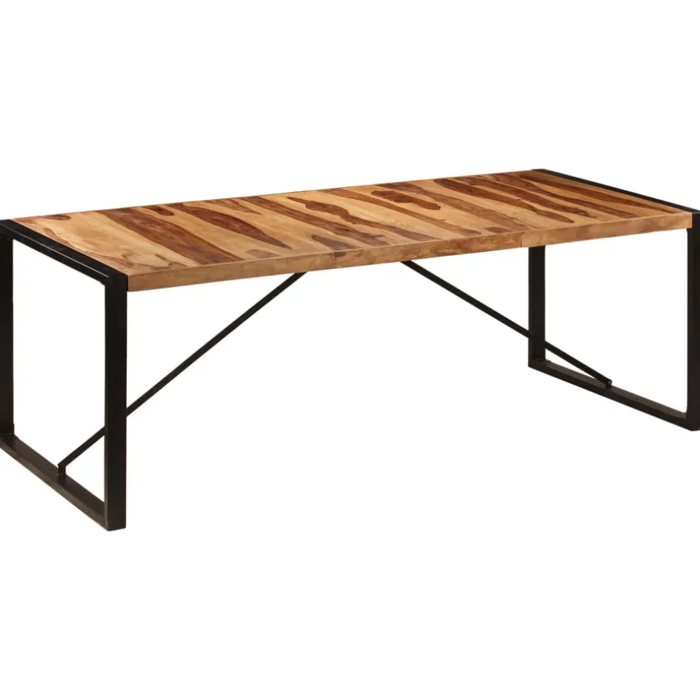 vidaXL Eettafel 220x100x75 cm massief acaciahout