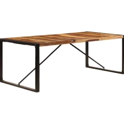 vidaXL Eettafel 220x100x75 cm massief acaciahout