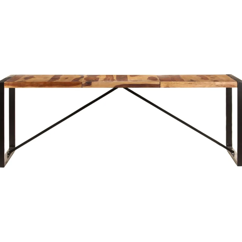 vidaXL Eettafel 220x100x75 cm massief acaciahout