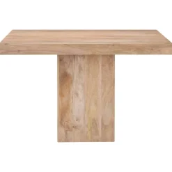 vidaXL Eettafel 120x120x77 cm massief mangohout