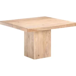 vidaXL Eettafel 120x120x77 cm massief mangohout