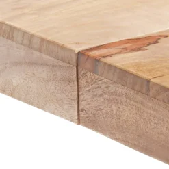 vidaXL Eettafel 120x120x77 cm massief mangohout