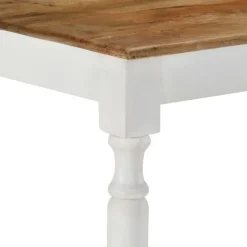 vidaXL Eettafel 110x60x76 cm massief mangohout
