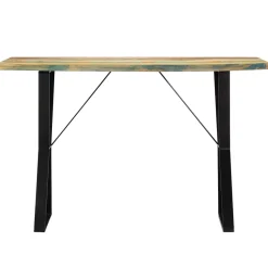 vidaXL Eettafel 118x60x76 cm massief gerecycled hout