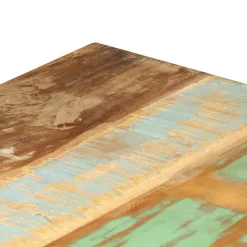 vidaXL Eettafel 120x60x76 cm massief gerecycled hout
