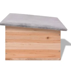 vidaXL Egelhuis 45x33x22 cm hout