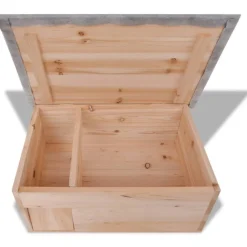 vidaXL Egelhuis 45x33x22 cm hout