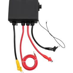 vidaXL Elektrische lier PVC Zwart