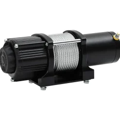 vidaXL Elektrische lier PVC Zwart