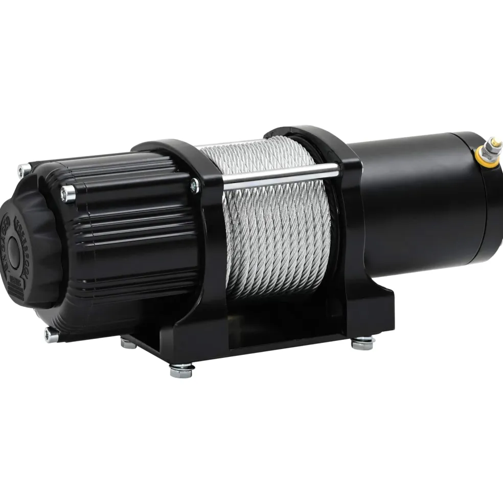 vidaXL Elektrische lier PVC Zwart