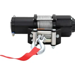 vidaXL Elektrische lier PVC Zwart
