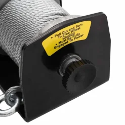 vidaXL Elektrische lier 12V 907 kg met afstandsbediening