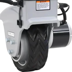 vidaXL Elektrotrekker gemotoriseerd 12 V 350 W aluminium