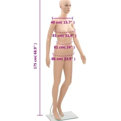 vidaXL Etalagepop vrouw A