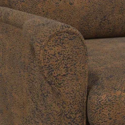 vidaXL Fauteuil Bruin Nep Leer