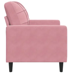 vidaXL Fauteuil 60 cm fluweel roze