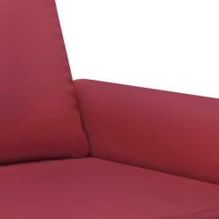 vidaXL Fauteuil 60 cm kunstleer wijnrood