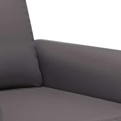 vidaXL Fauteuil 60 cm kunstleer grijs
