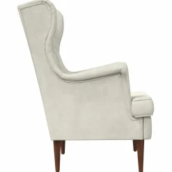 vidaXL Fauteuil Crèmekleurig Fluweel