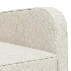vidaXL Fauteuil Crèmekleurig Chenille