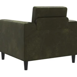vidaXL Fauteuil Legergroen Nep Suede Leer