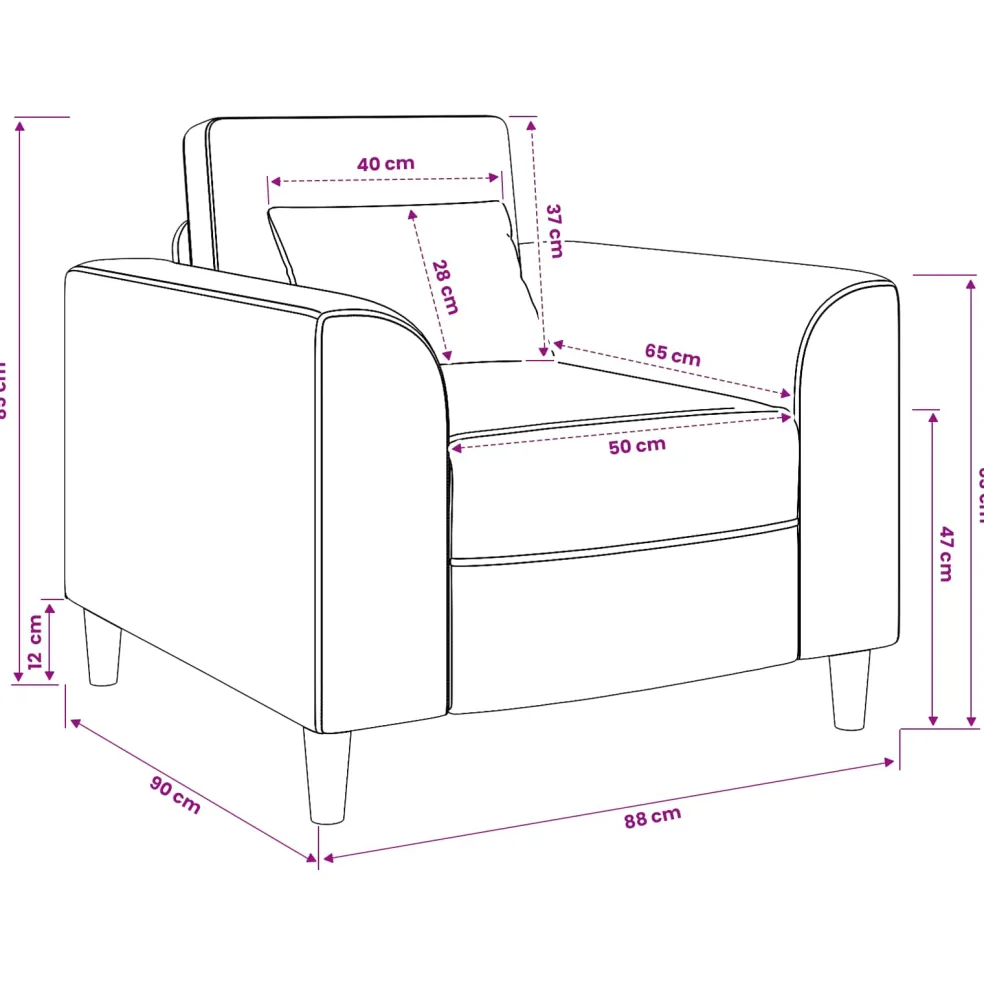vidaXL Fauteuil Legergroen Nep Suede Leer