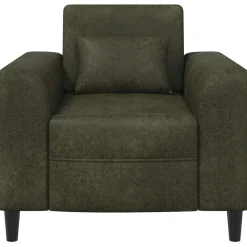 vidaXL Fauteuil Legergroen Nep Suede Leer