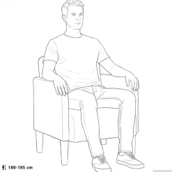 vidaXL Fauteuil met armleuningen 54 cm fluweel geel