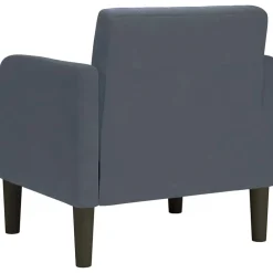 vidaXL Fauteuil met armleuningen 54 cm fluweel donkergrijs