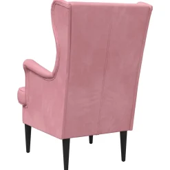 vidaXL Fauteuil Roze Fluweel