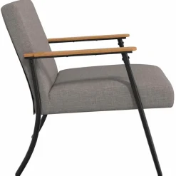 vidaXL Fauteuil Taupe Stof