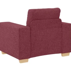 vidaXL Fauteuil Wijnrood 100x78x80 cm Stof