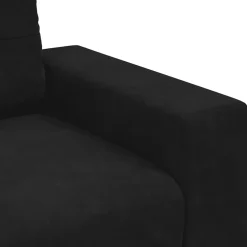vidaXL Fauteuil 100x78x80 cm fluweel zwart
