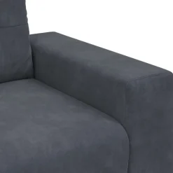 vidaXL Fauteuil 100x78x80 cm fluweel donkergrijs