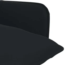vidaXL Fauteuil Zwart fluweel