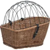 vidaXL Fietsmand voor bagagedrager 55x31x36 cm natuurlijk wilgen