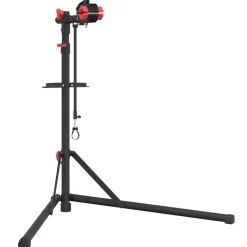 vidaXL Fietsreparatiestandaard inklapbaar 92-152 cm staal rood