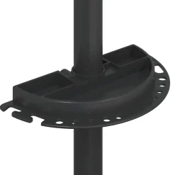 vidaXL Fietsreparatiestandaard inklapbaar 92-152 cm staal rood