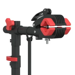 vidaXL Fietsreparatiestandaard inklapbaar 92-152 cm staal rood