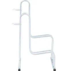 vidaXL Fietsstandaard voor 2 fietsen vrijstaand gegalvaniseerd staal